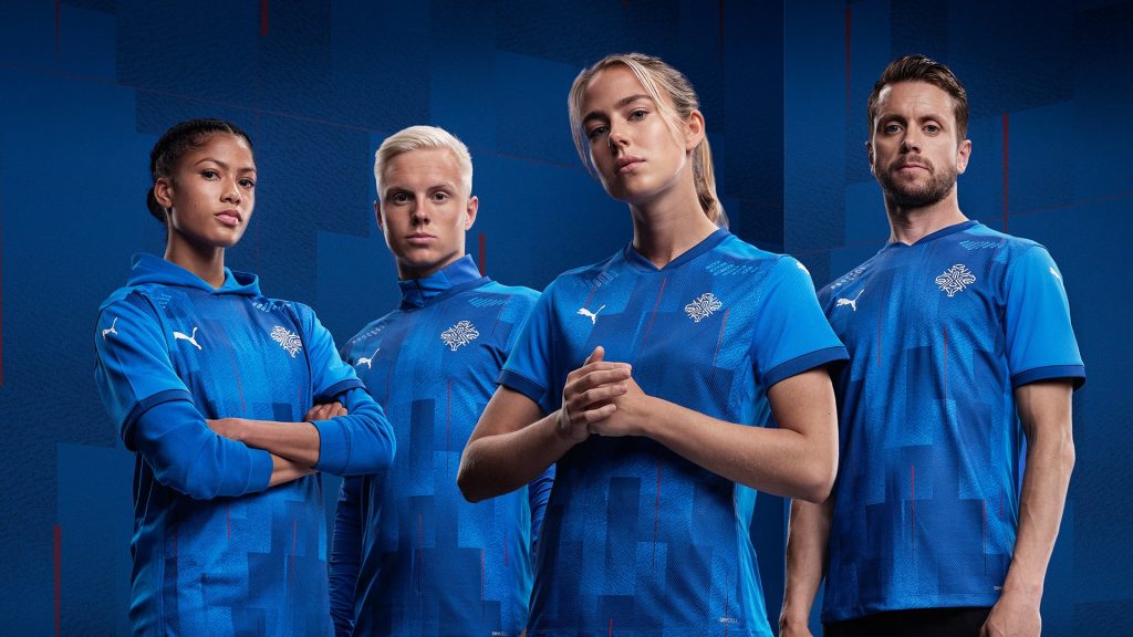 Un nuovo stemma per la nazionale di calcio dell’Islanda - Team uniformi